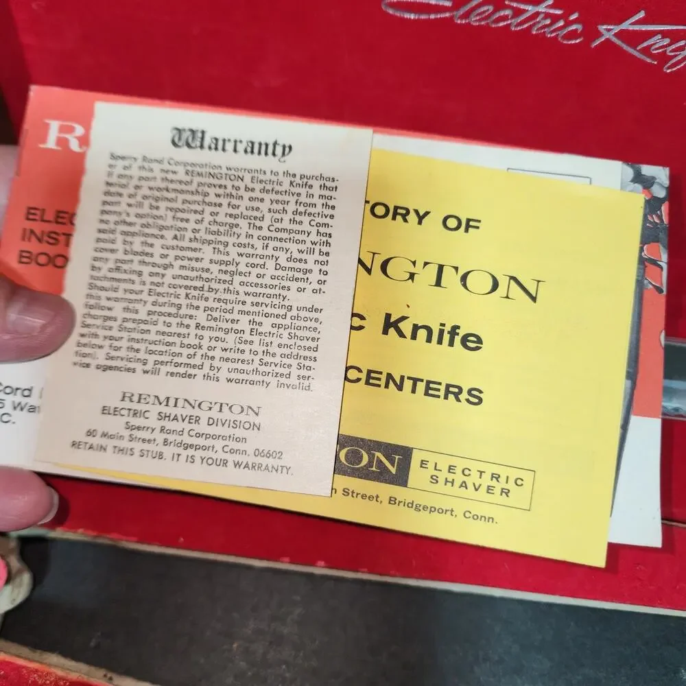 VINTAGE REMINGTON ELECTRIC KNIFE